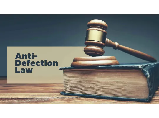 दल-बदल विरोधी कानून anti difection law